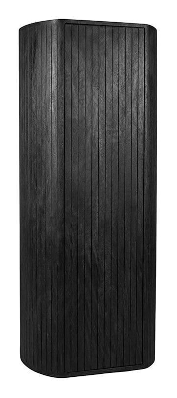 LABEL51 Opbergkast Miya Mangohout, 140 x 62cm - Zwart