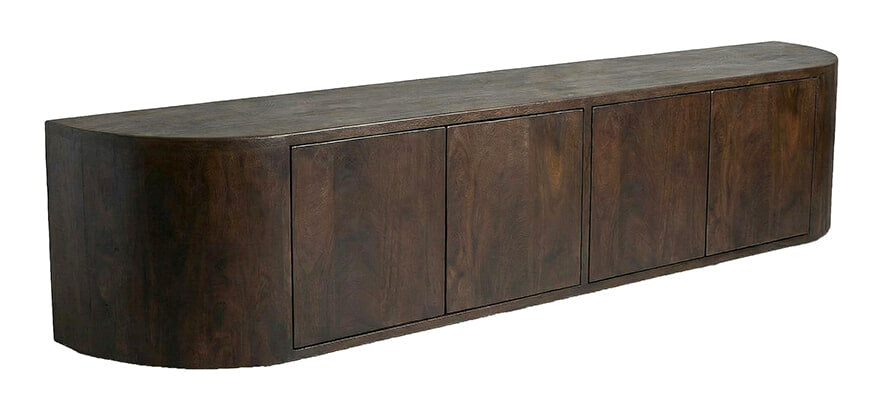 LABEL51 TV-meubel Saya Mangohout, 190cm - Espresso