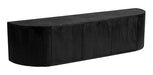 LABEL51 TV-meubel Saya Mangohout, 160cm - Zwart - Organisch