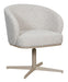 LABEL51 Draaibare Eetkamerstoel Cannes Bouclé Naturel/Taupe