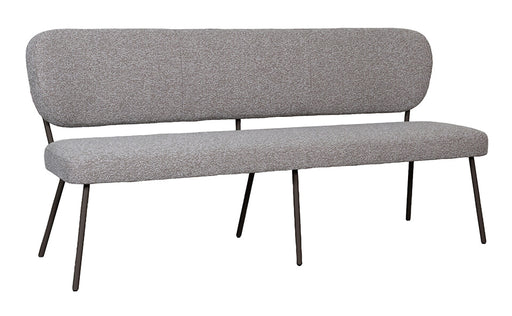LABEL51 Eetkamerbank Singapore 220cm, Bouclé - Mushroom/Brons