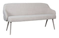 LABEL51 Eetkamerbank Bern 160cm, Bouclé - Naturel/Taupe