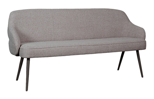 LABEL51 Eetkamerbank Bern 190cm, Bouclé - Mushroom/Brons
