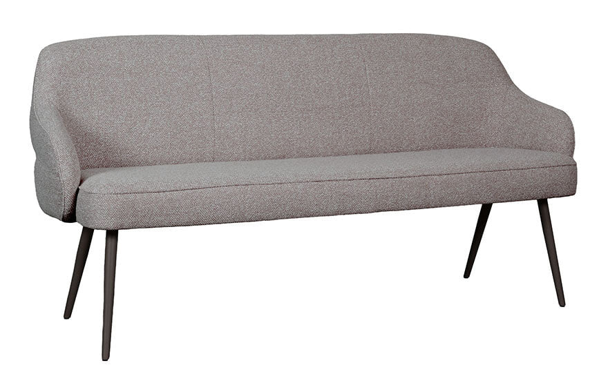 LABEL51 Eetkamerbank Bern 190cm, Bouclé - Mushroom/Brons