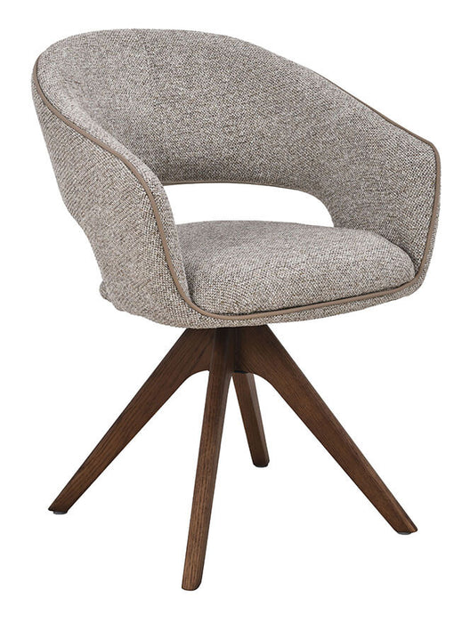LABEL51 Draaibare Eetkamerstoel Osuma Prestige stof - Beige