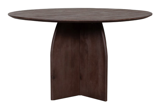 LABEL51 Ronde Eettafel Mick Mangohout, Ø130cm - Espresso