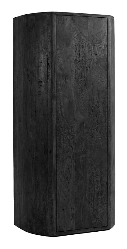LABEL51 Opbergkast Saya Mangohout, 140 x 62cm - Zwart