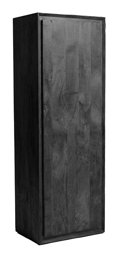 LABEL51 Opbergkast Nori Mangohout, 160 x 55cm - Zwart
