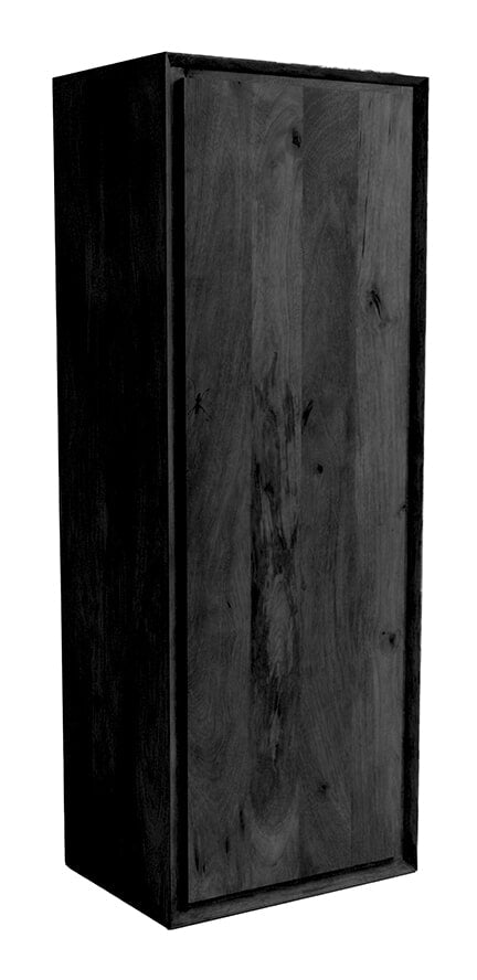 LABEL51 Opbergkast Nori Mangohout, 140 x 50cm - Zwart