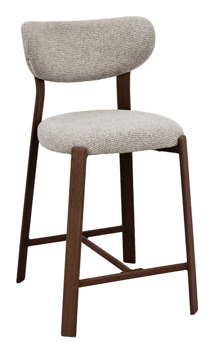 LABEL51 Barstoel Mika Prestige-stof Beige (zithoogte 50cm)