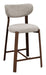LABEL51 Barstoel Mika Prestige-stof Beige (zithoogte 50cm)