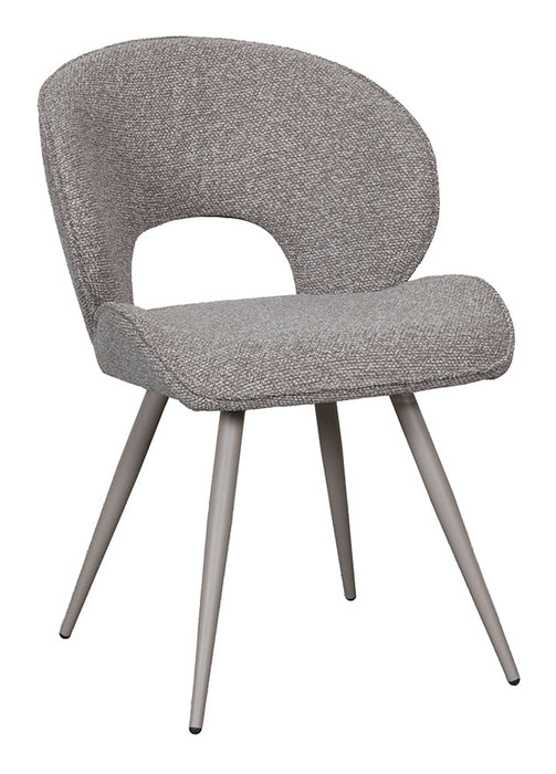 LABEL51 Eetkamerstoel Sakura Bouclé - Mushroom/Taupe