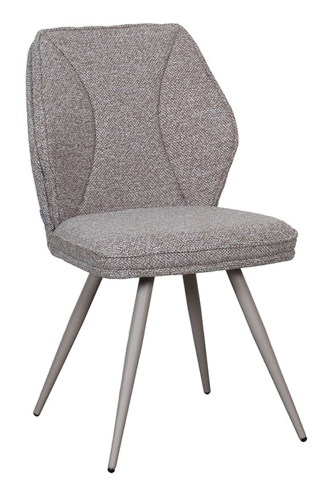LABEL51 Eetkamerstoel Silvain Bouclé - Mushroom/Taupe
