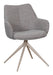 LABEL51 Draaibare Eetkamerstoel Sawa Bouclé - Mushroom/Taupe