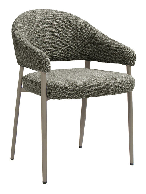 LABEL51 Eetkamerstoel Sora Bouclé - Mushroom/Taupe