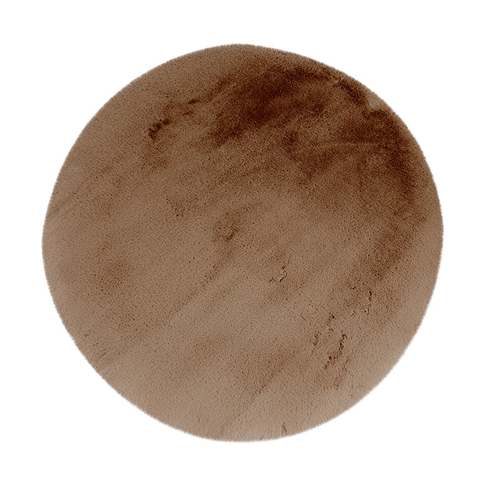 LABEL51 Rond Vloerkleed Indy Ø200cm - Chocolate