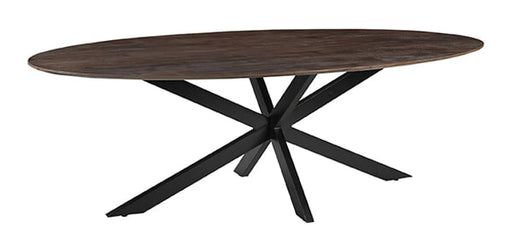 LABEL51 Ovale Eettafel James Mangohout, 190 x 100cm - Espresso - Ovaal