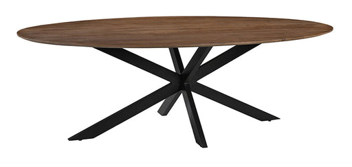 LABEL51 Ovale Eettafel James Mangohout, 190 x 100cm - Naturel - Ovaal