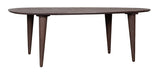 LABEL51 Organische Eettafel Fly Mangohout, 180 x 110cm - Espresso
