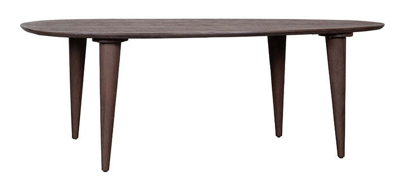 LABEL51 Organische Eettafel Fly Mangohout, 180 x 110cm - Espresso