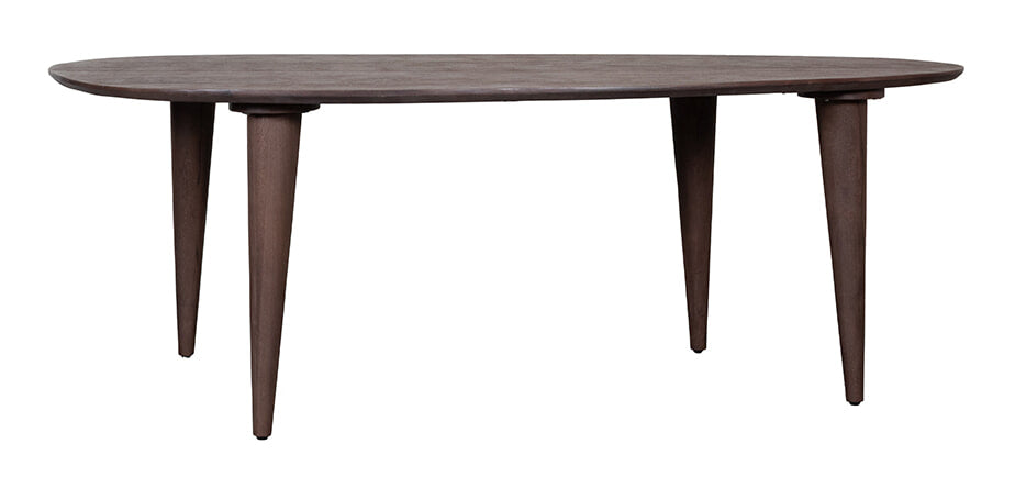 LABEL51 Organische Eettafel Fly Mangohout, 200 x 110cm - Espresso