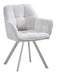 LABEL51 Eetkamerstoel Riley Tresor-stof - Naturel/Taupe
