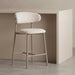 LABEL51 Barkruk Kaito Prestige-stof - Naturel/Taupe (zithoogte 64cm)