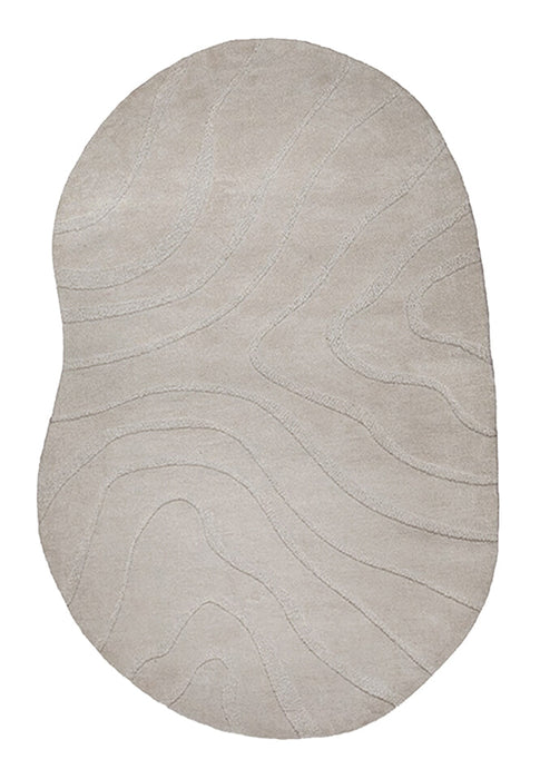 LABEL51 Organisch Vloerkleed Goa 160 x 230cm - Taupe
