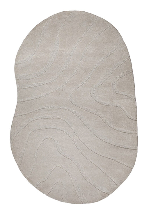 LABEL51 Organisch Vloerkleed Goa 160 x 230cm - Taupe