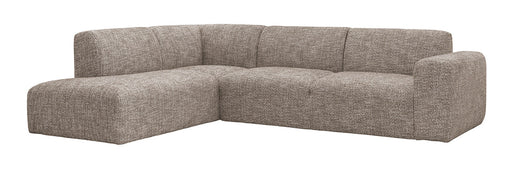 LABEL51 Hoekbank Verona Links, 291cm, Silencio-stof - Taupe