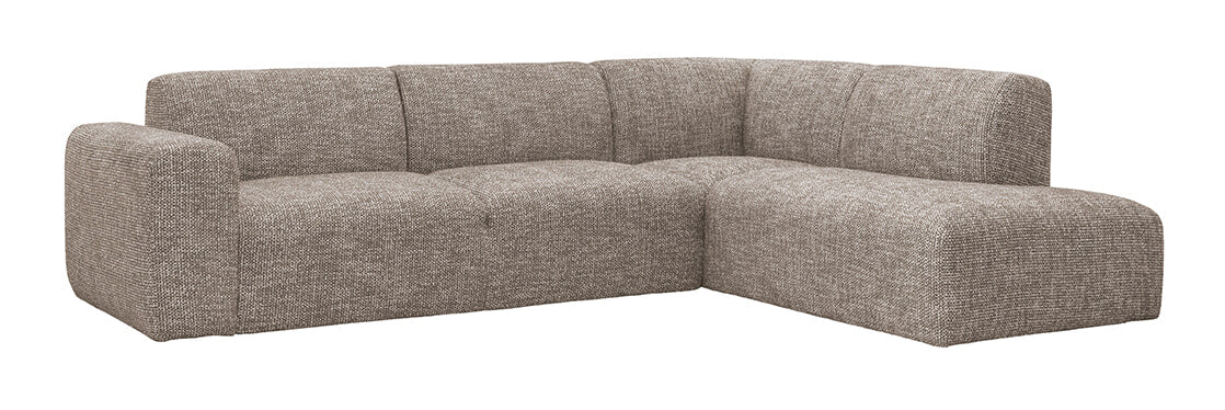 LABEL51 Hoekbank Verona Rechts, 291cm, Silencio-stof - Taupe