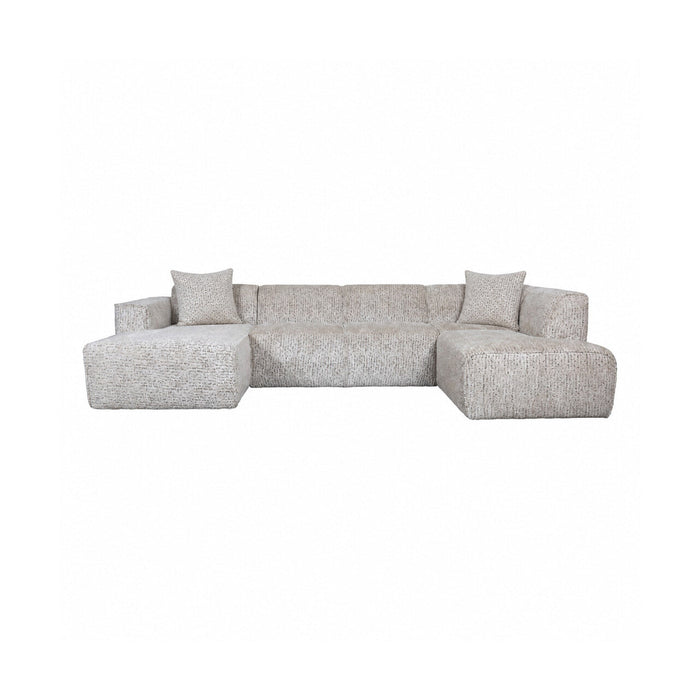 LABEL51 U-bank Salvano Chenille, 353cm - Crème