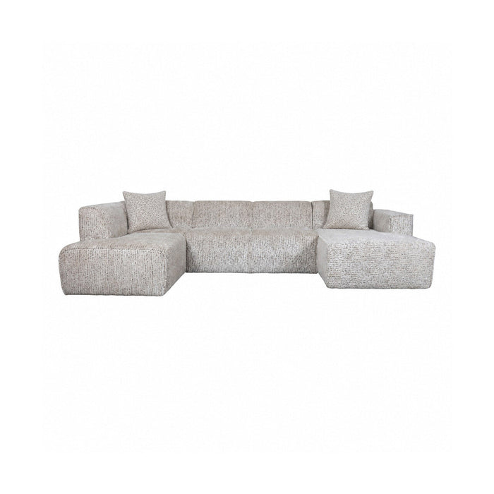 LABEL51 U-bank Salvano 353cm, Bouclé - Beige