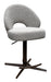 LABEL51 Draaibare Barkruk Saint Tropez Bouclé - Mushroom/Brons (zithoogte 76-93cm)