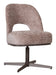 LABEL51 Draaibare Eetkamerstoel Port Grimaud Chenille - Taupe/Brons
