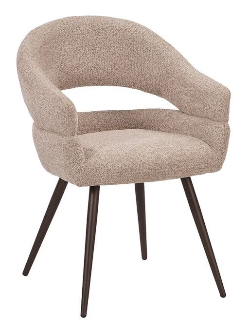 LABEL51 Eetkamerstoel Pia Bouclé - Beige