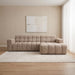 LABEL51 Loungebank Luna Rechts, 297cm, Chenille - Taupe