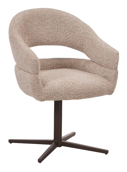 LABEL51 Eetkamerstoel Donna Bouclé - Beige