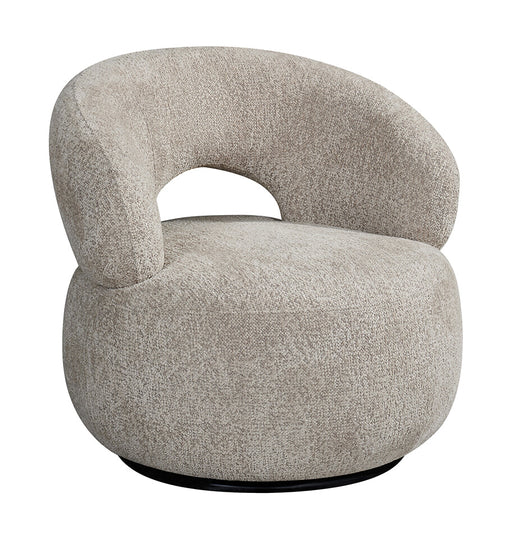 LABEL51 Draaifauteuil Nusenna Geweven stof - Beige