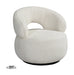 LABEL51 Draaifauteuil Nusenna Bouclé - Naturel