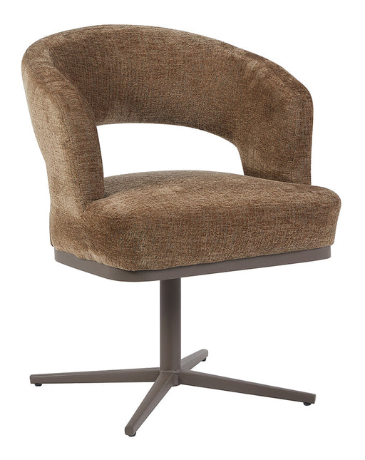 LABEL51 Draaibare Eetkamerstoel Monaco Chenille - Taupe