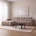 LABEL51 Hoekbank Luna Links, 327cm, Chenille - Taupe