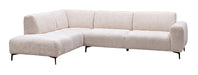 LABEL51 Hoekbank Movidas Links, 286cm, Cremona-stof - Naturel
