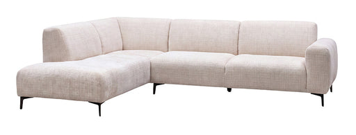 LABEL51 Hoekbank Movidas Links, 286cm, Cremona-stof - Naturel