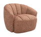 LABEL51 Draaifauteuil Marvito Rustic Weave stof - Burgundy