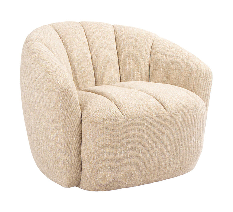 LABEL51 Draaifauteuil Marvito Rustic Weave - Taupe