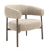 LABEL51 Fauteuil Delfina Bouclé - Mushroom/Brons
