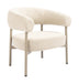 LABEL51 Fauteuil Delfina Bouclé - Naturel/Taupe