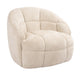 LABEL51 Draaifauteuil Bubble Cremona stof - Naturel