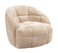 LABEL51 Draaifauteuil Bubble Cremona stof - Beige
